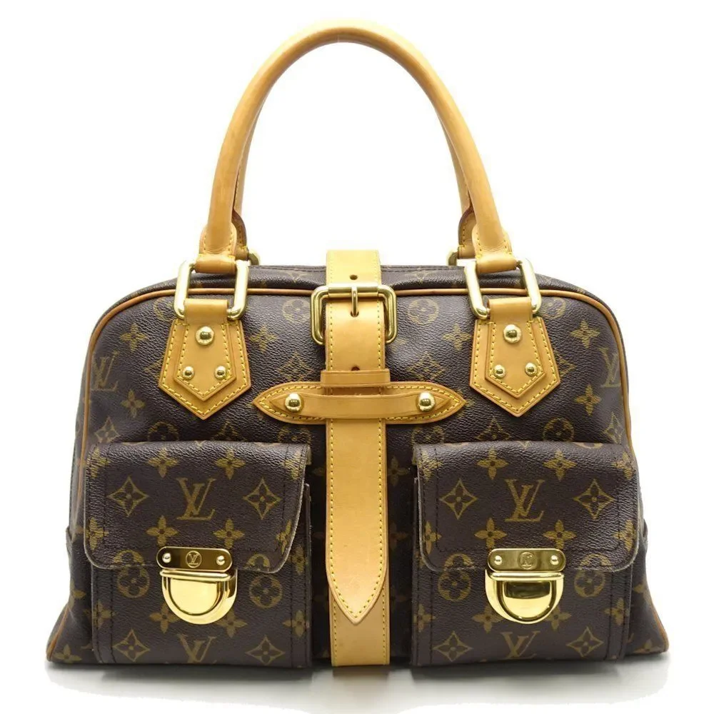 Louis Vuitton Monogram Manhattan GM Brown Handbag